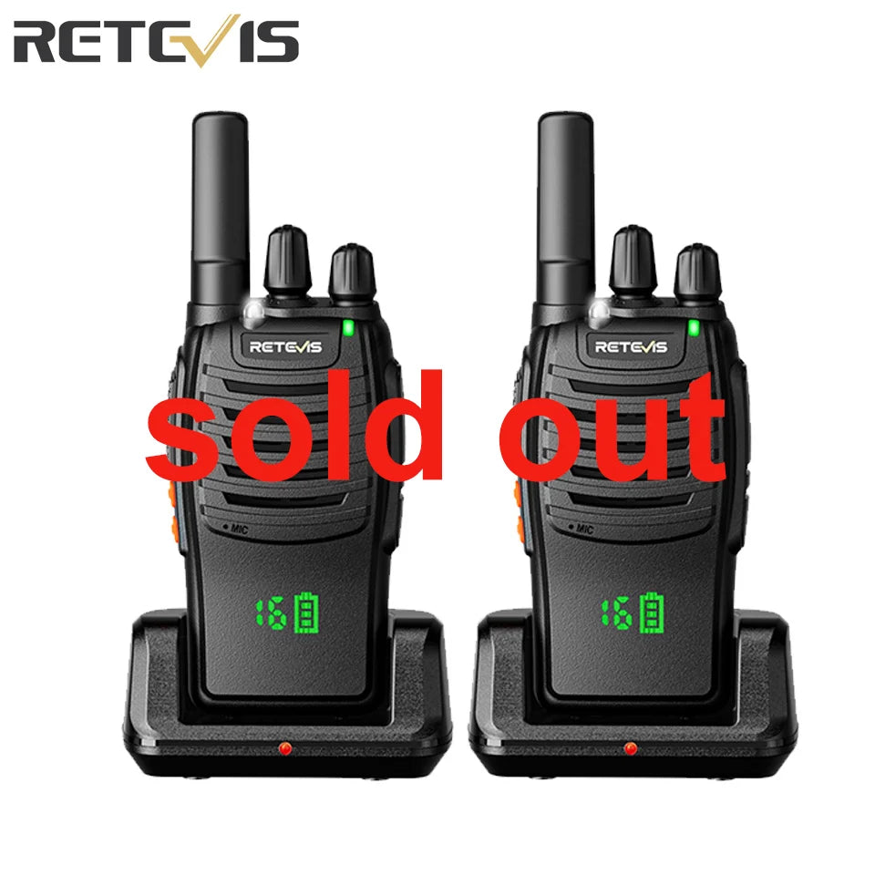 H777H Walkie Talkie Hidden Display Two-Way Radio 1Or 2 PCS Walkie-Talkie PMRFRS Communication Radio Portable for Camping